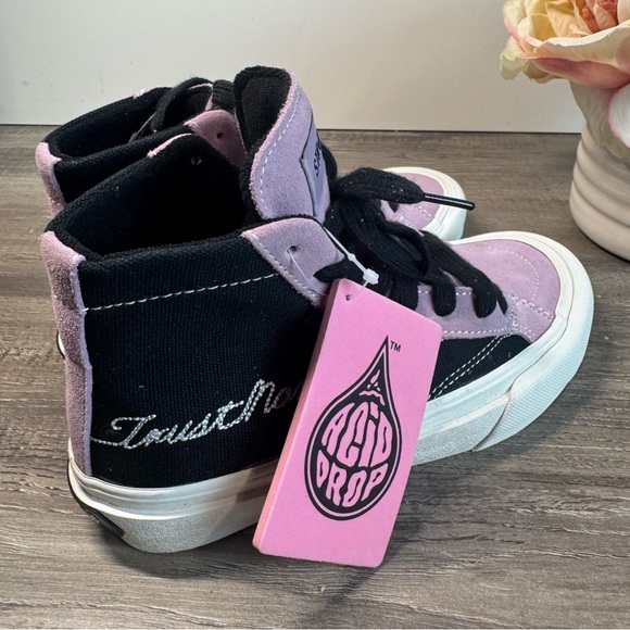 STRØYE Trust None- Purple and Black size 3 high tops - Picture 3 of 10